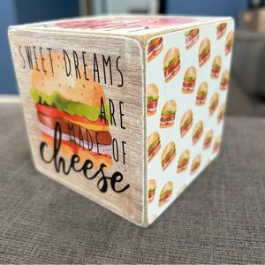 Cute room decor food block